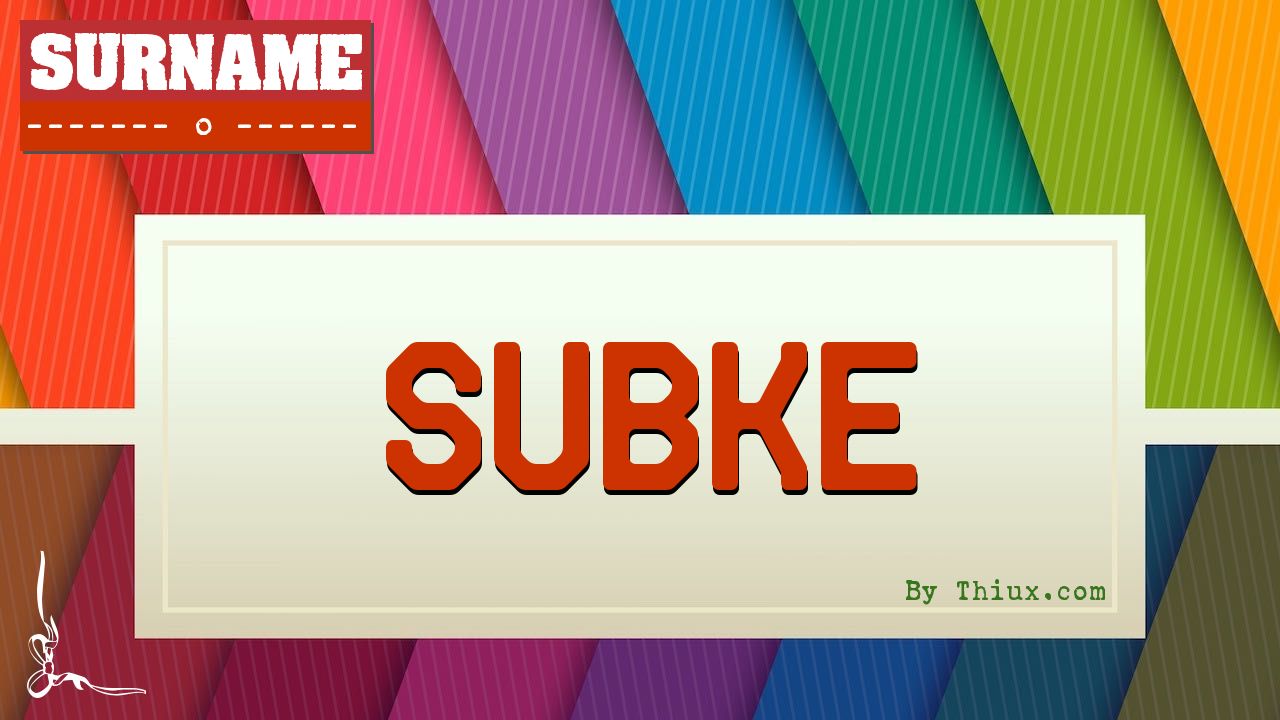 Subke